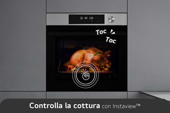 Controlla la cottura con InstaView forno WSED7612S